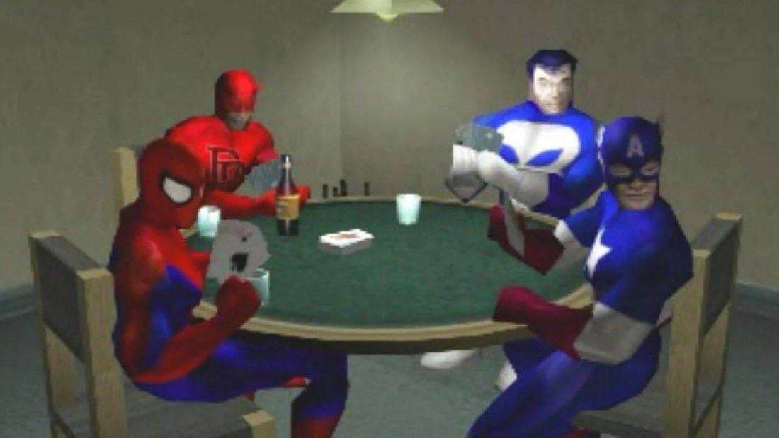 Heroes Playing Poker